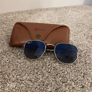 Ray-Ban Hexagonal Blue Sunglasses